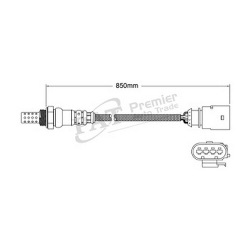 New WALKER Exhaust Gas Oxygen Sensor For Audi S6 #EGO-553