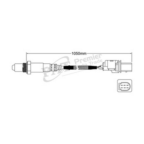 New WALKER Exhaust Gas Oxygen Sensor For Volkswagen Touareg #EGO-584