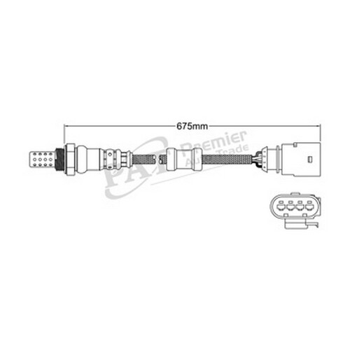 WALKER Exhaust Gas Oxygen Sensor For Volkswagen Multivan Transporter #EGO-758
