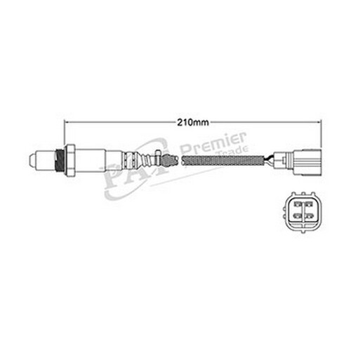 PAT PREMIUM Exhaust Gas Oxygen Sensor For Toyota Alphard Tarago Vellfire EGO-807