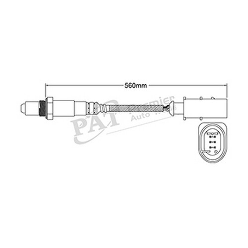 New PAT PREMIUM Exhaust Gas Oxygen Sensor For Mercedes Benz #EGO-818