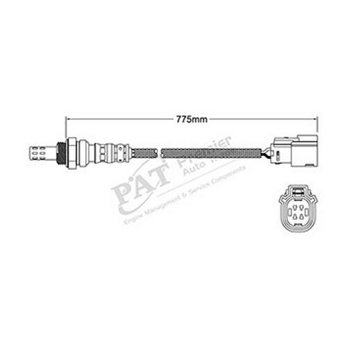 New PAT PREMIUM Exhaust Gas Oxygen Sensor For Ford Ecosport Fiesta #EGO-829