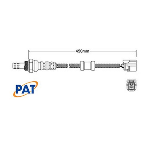 New PAT PREMIUM Exhaust Gas Oxygen Sensor For Honda Civic CRV #EGO-855