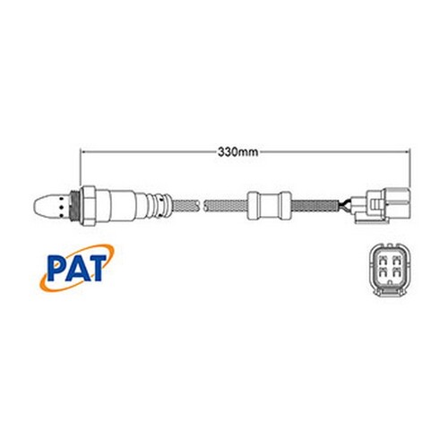 PAT PREMIUM Exhaust Gas Oxygen Sensor For Honda City CRZ Insight Jazz #EGO-856