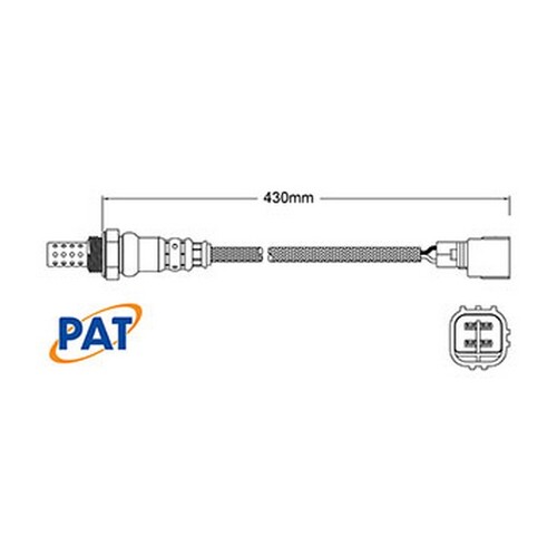 New PAT PREMIUM Exhaust Gas Oxygen Sensor For Mazda CX-5 CX-9 #EGO-857