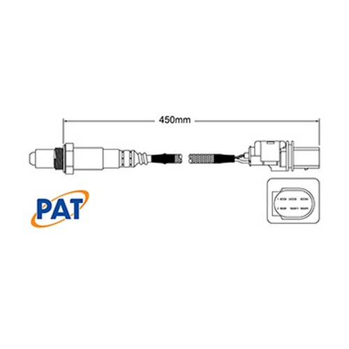 New PAT PREMIUM Exhaust Gas Oxygen Sensor For Mazda BT50 #EGO-858