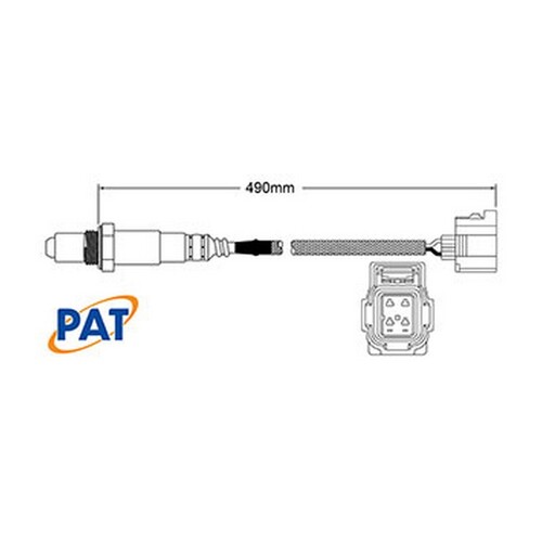 New PAT PREMIUM Exhaust Gas Oxygen Sensor For Mercedes Benz #EGO-867