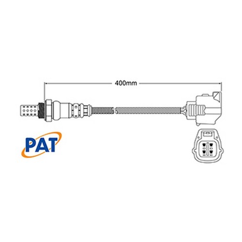 New PAT PREMIUM Exhaust Gas Oxygen Sensor For Mazda CX-3 MAZDA2 #EGO-868
