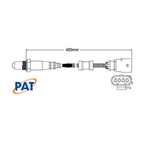 New PAT PREMIUM Exhaust Gas Oxygen Sensor For Volkswagen Polo #EGO-883