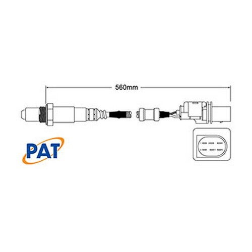 New PAT PREMIUM Exhaust Gas Oxygen Sensor For Mercedes Benz #EGO-886