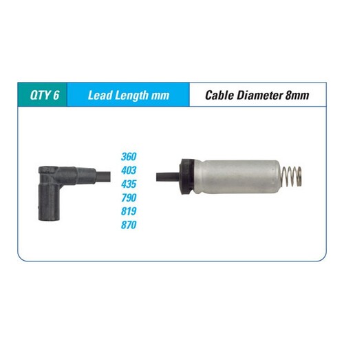 New ICON SERIES Ignition Lead Set For Toyota Lexcen #ILS-003M