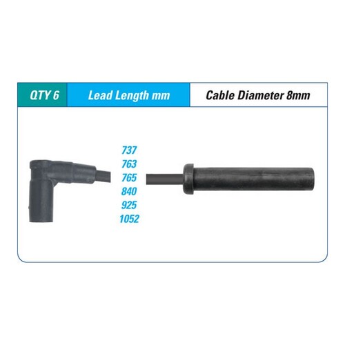 New ICON SERIES Ignition Lead Set For Ford Fairlane Fairmont LTD #ILS-007M