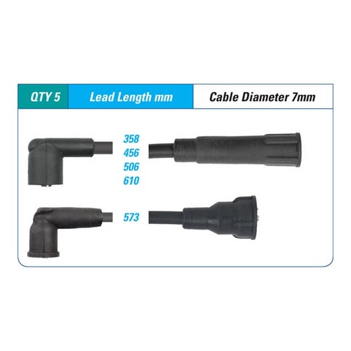 ICON SERIES Ignition Lead Set For Mazda B2000 B2200 Bravo E1800 E2000 #ILS-011M