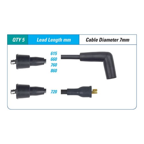 New ICON SERIES Ignition Lead Set For Triumph TR7 #ILS-101M