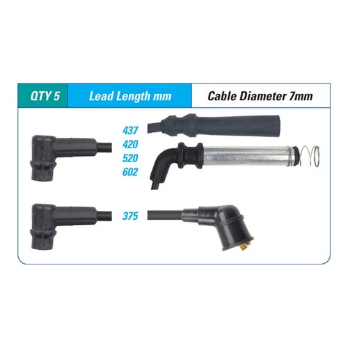 New ICON SERIES Ignition Lead Set For Daewoo 1.5I Cielo #ILS-120M