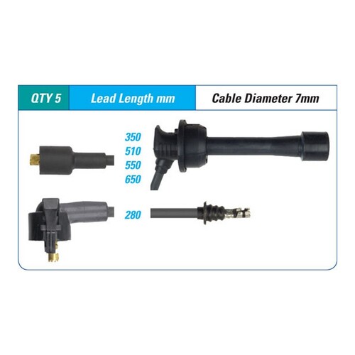 New ICON SERIES Ignition Lead Set For Toyota MR2 #ILS-184M