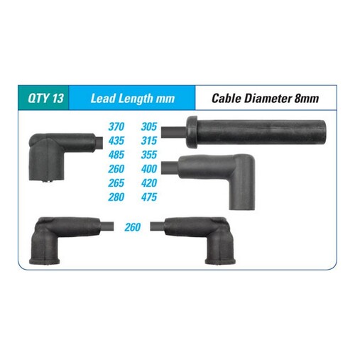 ICON SERIES Ignition Lead Set For Jaguar E TYPE Sovereign XJ12 XJSC #ILS-199M