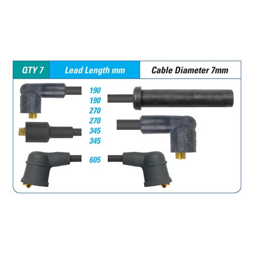 New ICON SERIES Ignition Lead Set For Toyota Landcruiser #ILS-220M