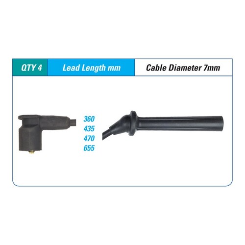 New ICON SERIES Ignition Lead Set For Proton Jumbuck #ILS-249M