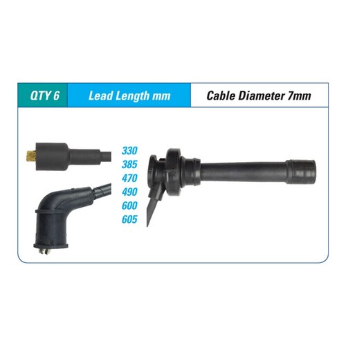 New ICON SERIES Ignition Lead Set For Mitsubishi Starwagon #ILS-282M