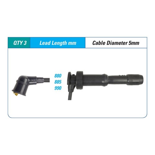 New ICON SERIES Ignition Lead Set For Mitsubishi Pajero #ILS-307M
