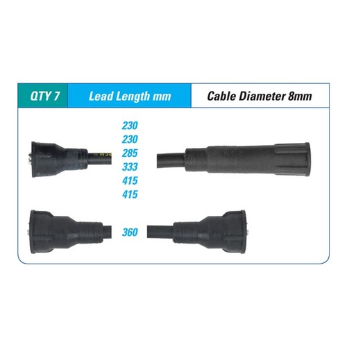 ICON SERIES Ignition Lead Set For Jeep CJ5 CJ6 CJ7 CJ8 J10 J20 Renegade ILS-316M