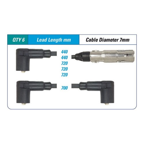 New ICON SERIES Ignition Lead Set For Volkswagen Transporter #ILS-369M