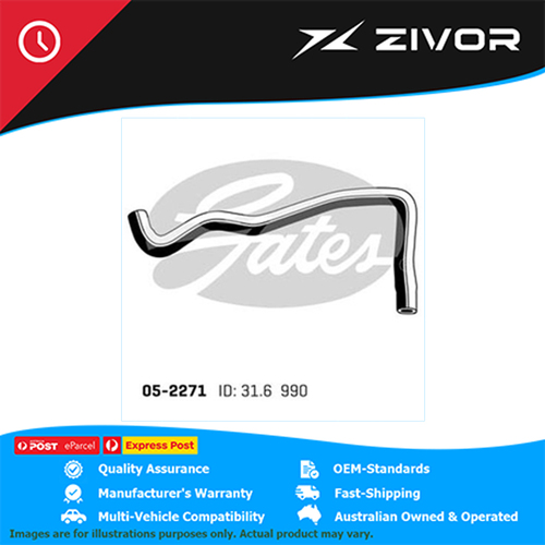 New Genuine GATES Radiator Hose Upper For Ford Escape ZC #05-2271