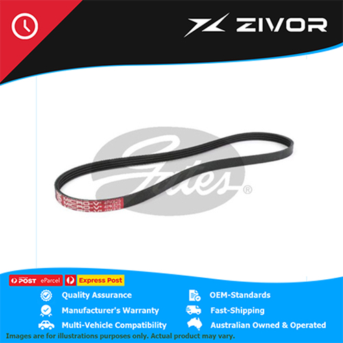 New Genuine GATES Drive Belt Air Conditioner For Nissan Micra K12 #4PK825
