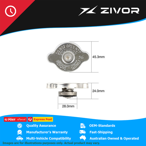 New Genuine TRIDON Radiator Cap For Isuzu MU UCS17 (Grey Import) #CB15100