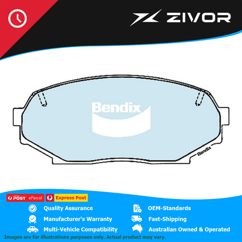 New BENDIX General CT Brake Pads - Front For MAZDA MX-5 NA #DB1178GCT