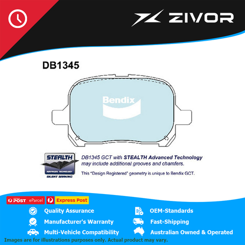 New Genuine BENDIX Brake Pads Front For Lexus ES300 #DB1345GCT