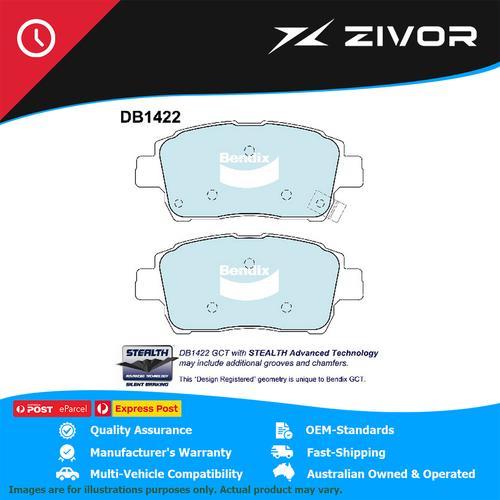 New Genuine BENDIX General CT Brake Pads Front For Geely MK #DB1422GCT