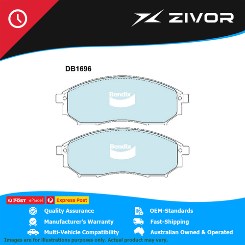 New Genuine BENDIX Rear Brake Pads Set - Heavy Duty For Nissan #DB1696HD