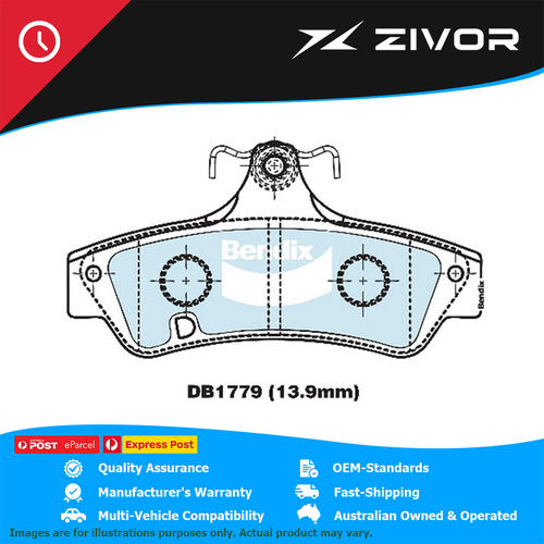 New Genuine BENDIX Brake Pads Rear For Mazda Tribute EP #DB1779GCT