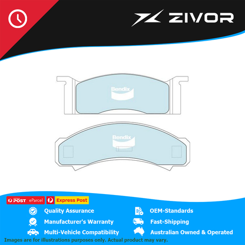 New Genuine BENDIX Brake Pads Front For Chrysler Dodge Valiant Vip #DB1807GCT