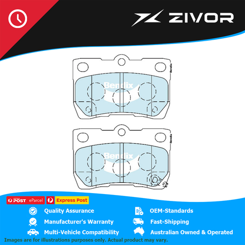 New Genuine BENDIX Rear Brake Pads Set - General CT For Lexus #DB1854GCT