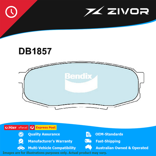 New Genuine BENDIX Brake Pads Rear For Lexus LX570 URJ201R #DB1857HD
