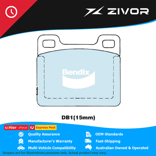 New Genuine BENDIX Brake Pads Front For Chrysler Dodge Valiant #DB1GCT