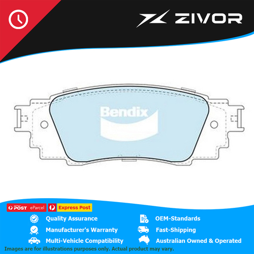 New Genuine BENDIX Brake Pads Rear For Lexus RX350 RX350L #DB2469GCT