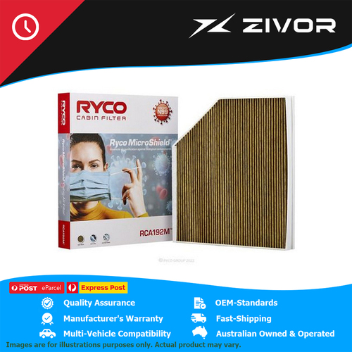 New Genuine RYCO N99 Cabin Air Filter For Audi S4 B8 8K #RCA192M