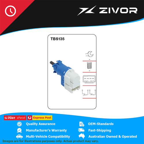 TRIDON Stop Light Switch For Ford Fairlane Fairmont Falcon LTD Territory #TBS135
