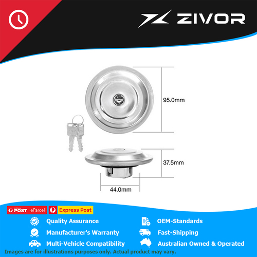 Genuine TRIDON Fuel Tank Cap For Ford Escort Fairlane Fairmont Falcon #TFL205V