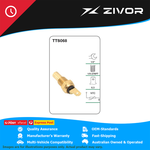 TRIDON Temperature Sensor / Sender Coolant For Holden Early Rodeo Torana #TTS068