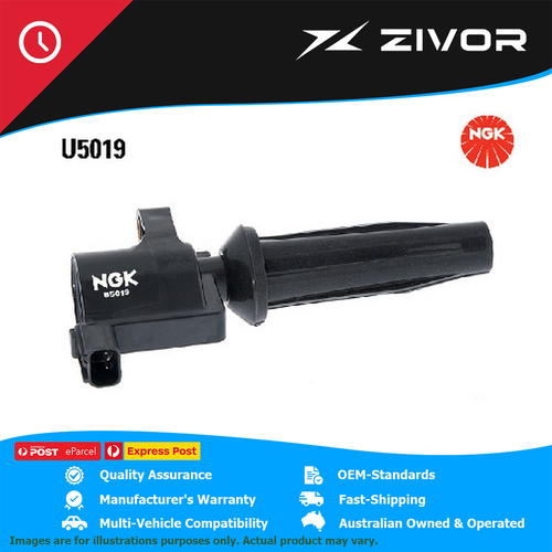 New Genuine NGK Spark Plugs Ignition Coil For Mazda Mazda3 BK #U5019