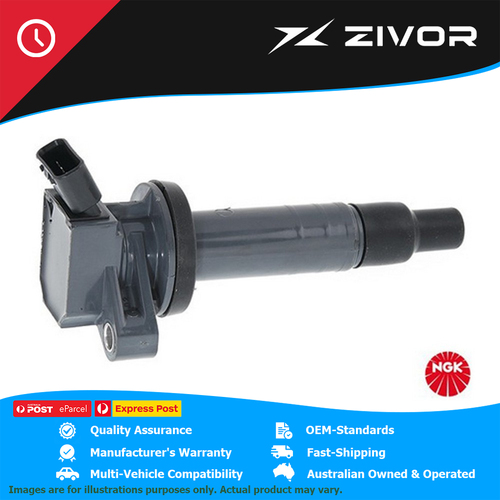New Genuine NGK Spark Plugs Ignition Coil For Toyota Corolla ZZE122R #U5029