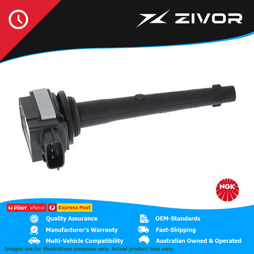 New Genuine NGK Spark Plugs Ignition Coil For Nissan Tiida C11 #U5043