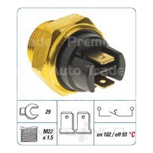 New PAT PREMIUM Engine Coolant Fan Temperature Switch For Land Rover #CFS-077