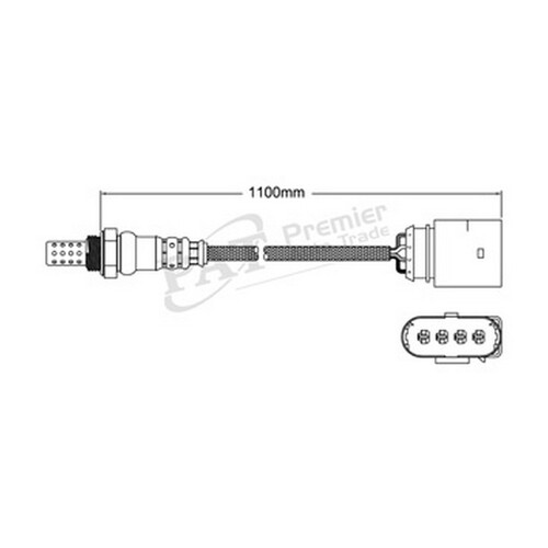 New WALKER Exhaust Gas Oxygen Sensor For Skoda Octavia #EGO-111