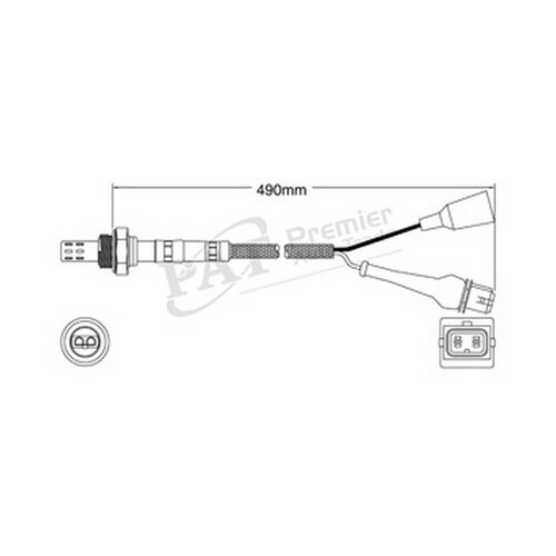 New PAT PREMIUM Oxygen Sensor Pre-catalytic Converter/manifold For Audi #EGO-251